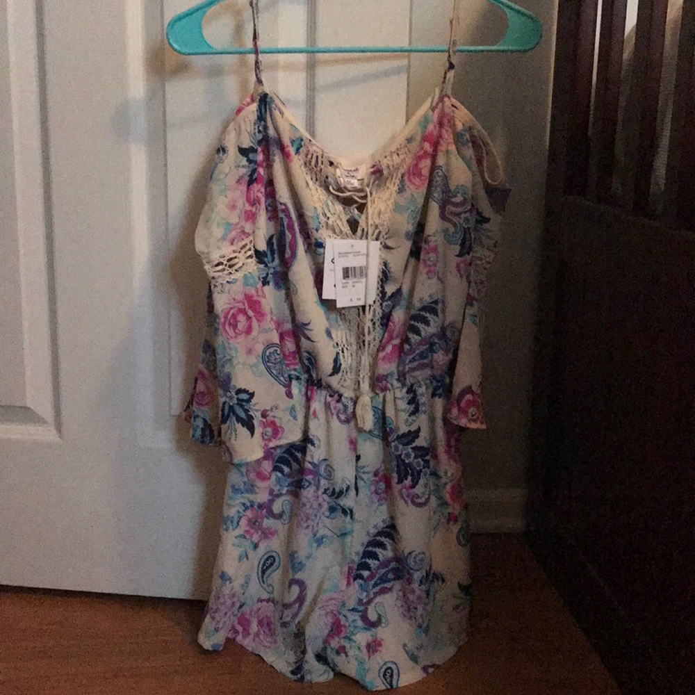 Colorful Fun Print Romper Medium